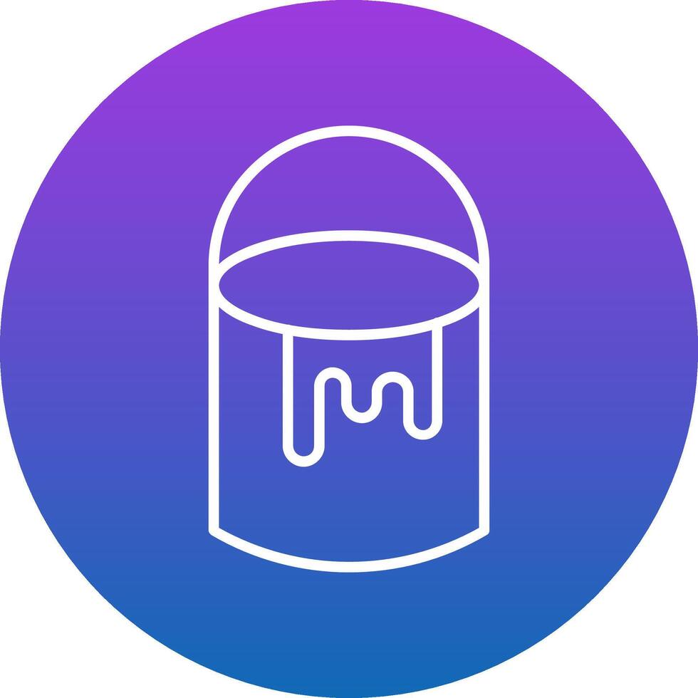 Paint Bucket Icon Design Symbol vector
