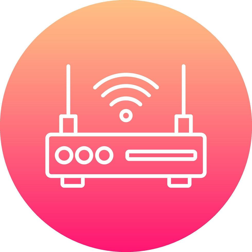 Router Icon Design Symbol vector