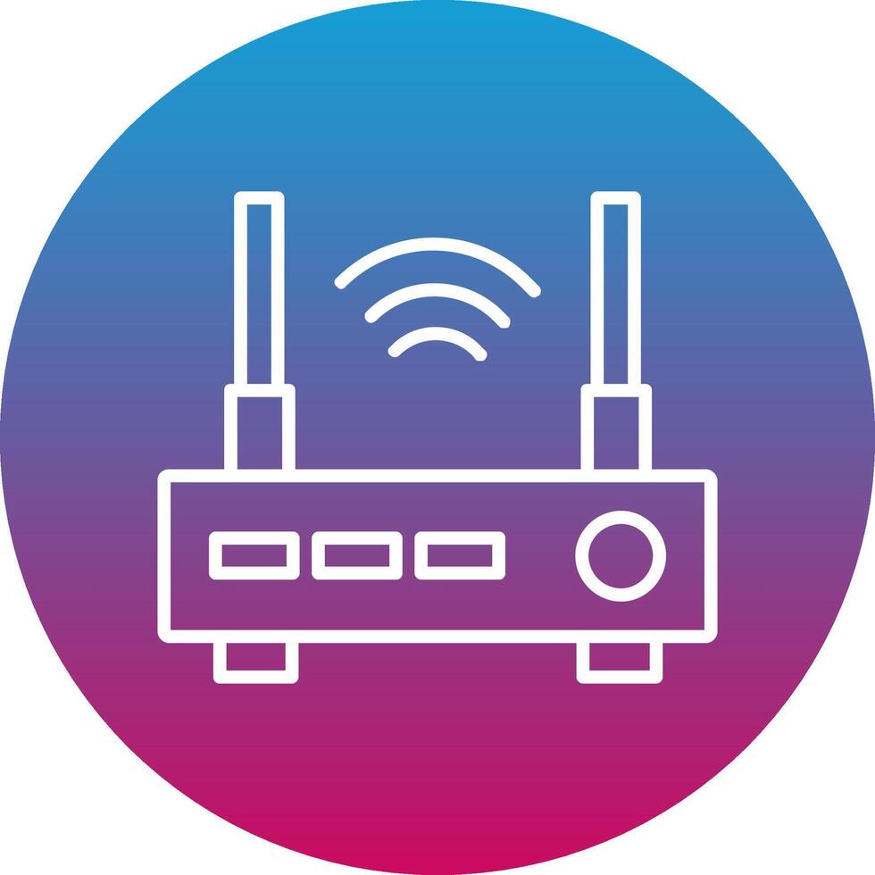 Router Icon Design Symbol vector