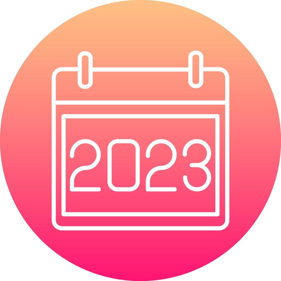 Year Icon Design Symbol vector