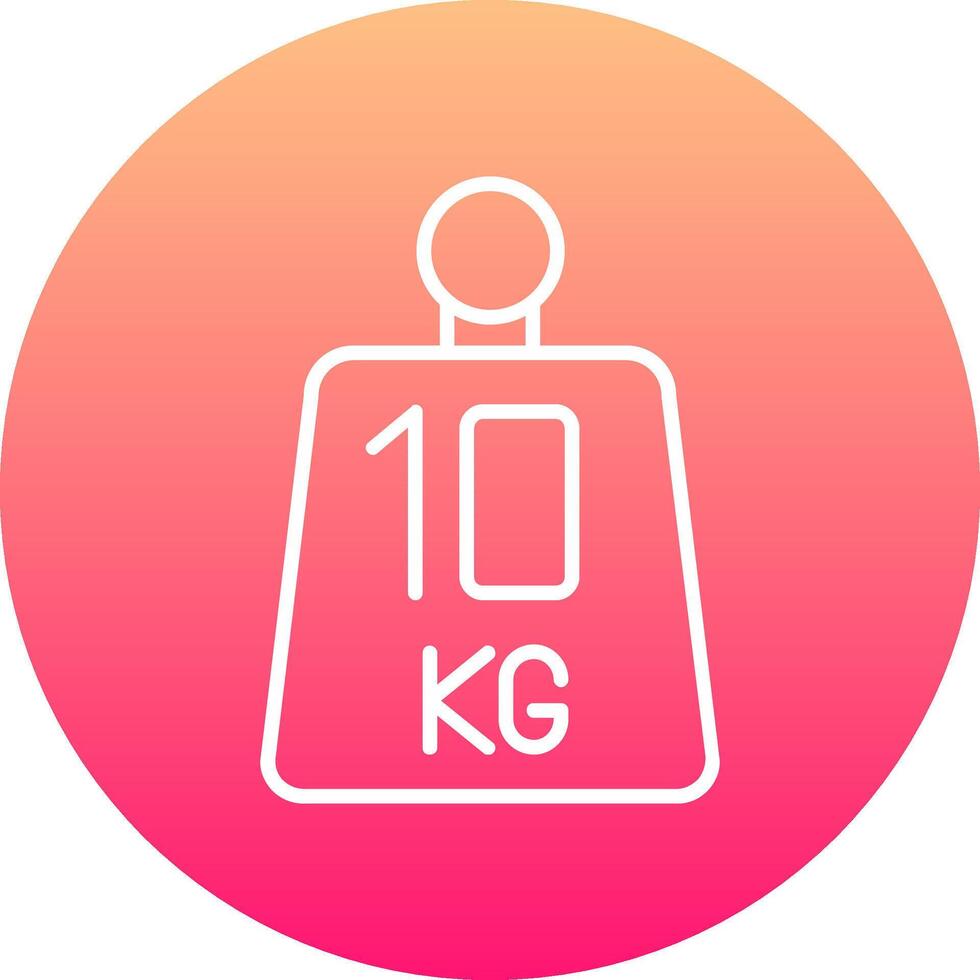 Weights Icon Design Symbol vector