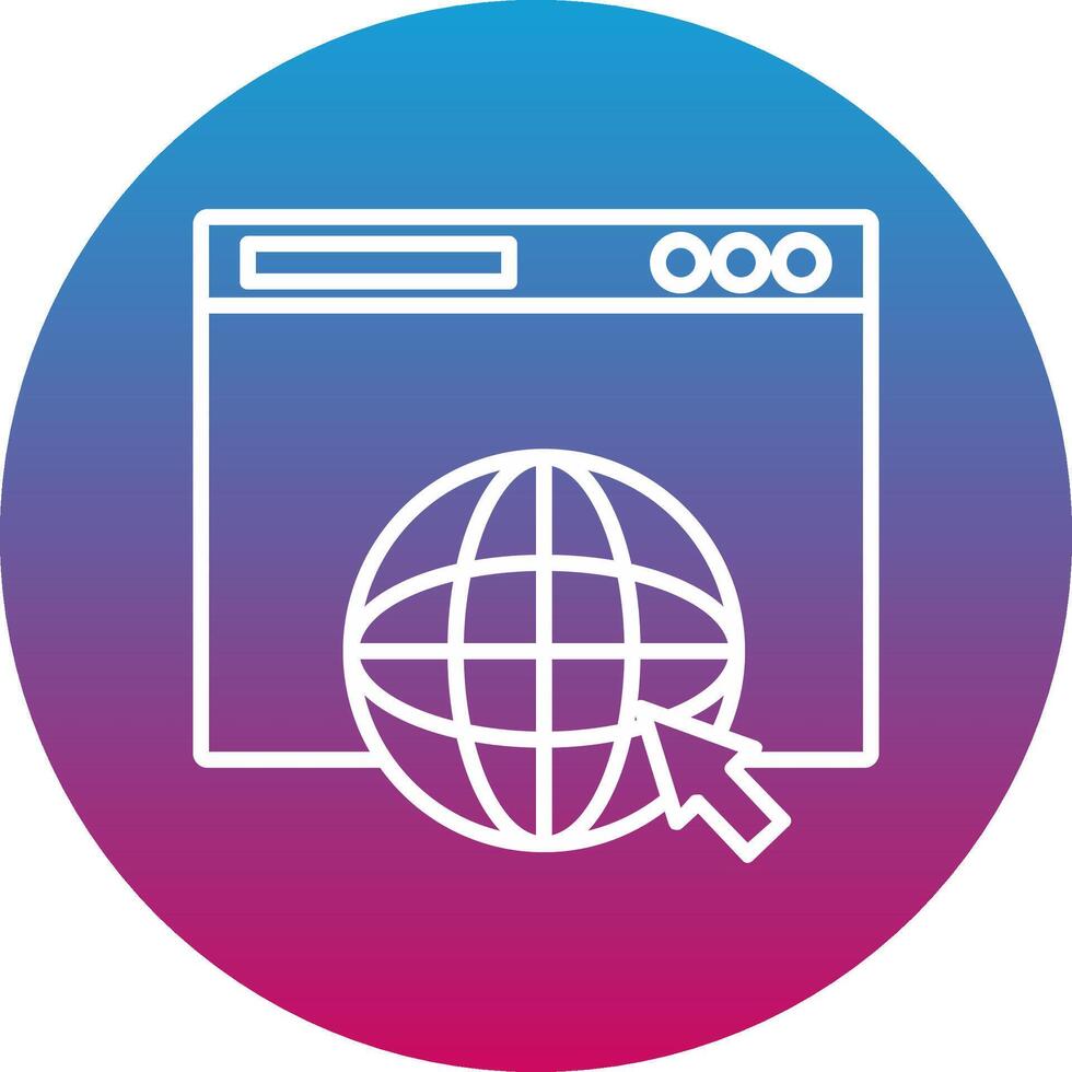 Web Page Icon Design Symbol vector