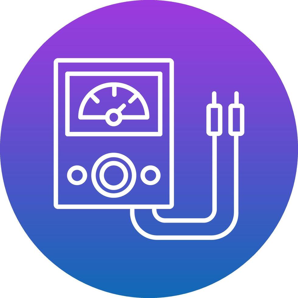 Voltmeter Icon Design Symbol vector
