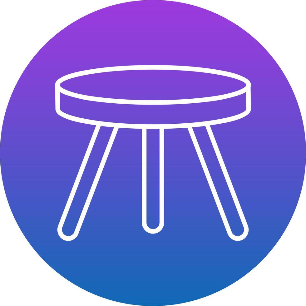 Stool Icon Design Symbol vector