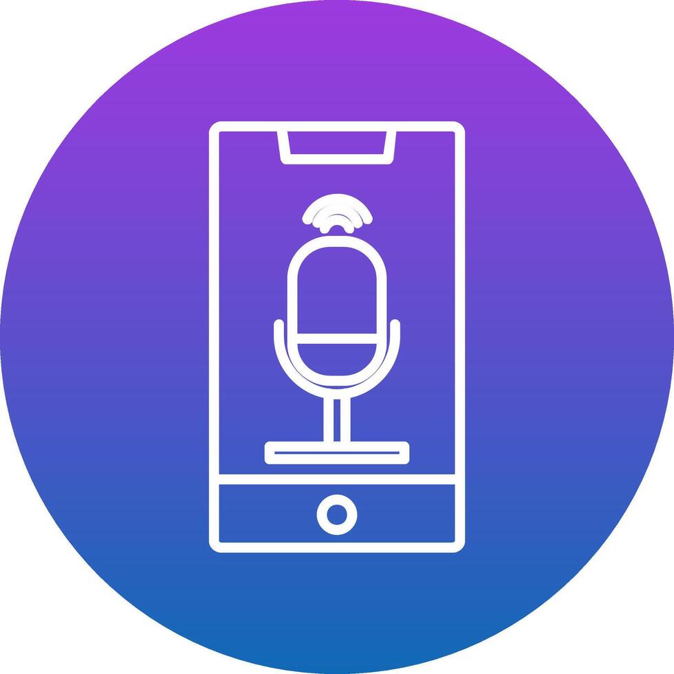 Voice Control Icon Design Symbol vector