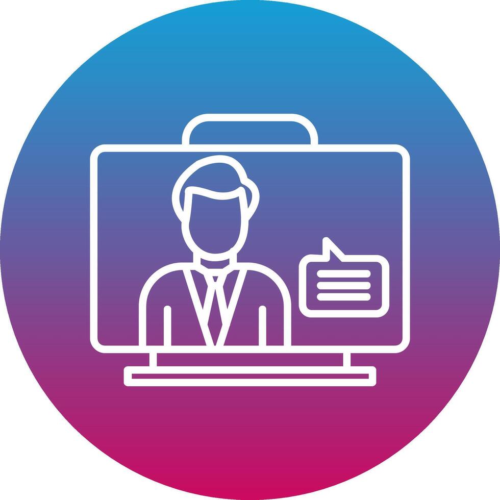 Virtual Assistant Icon Design Symbol vector