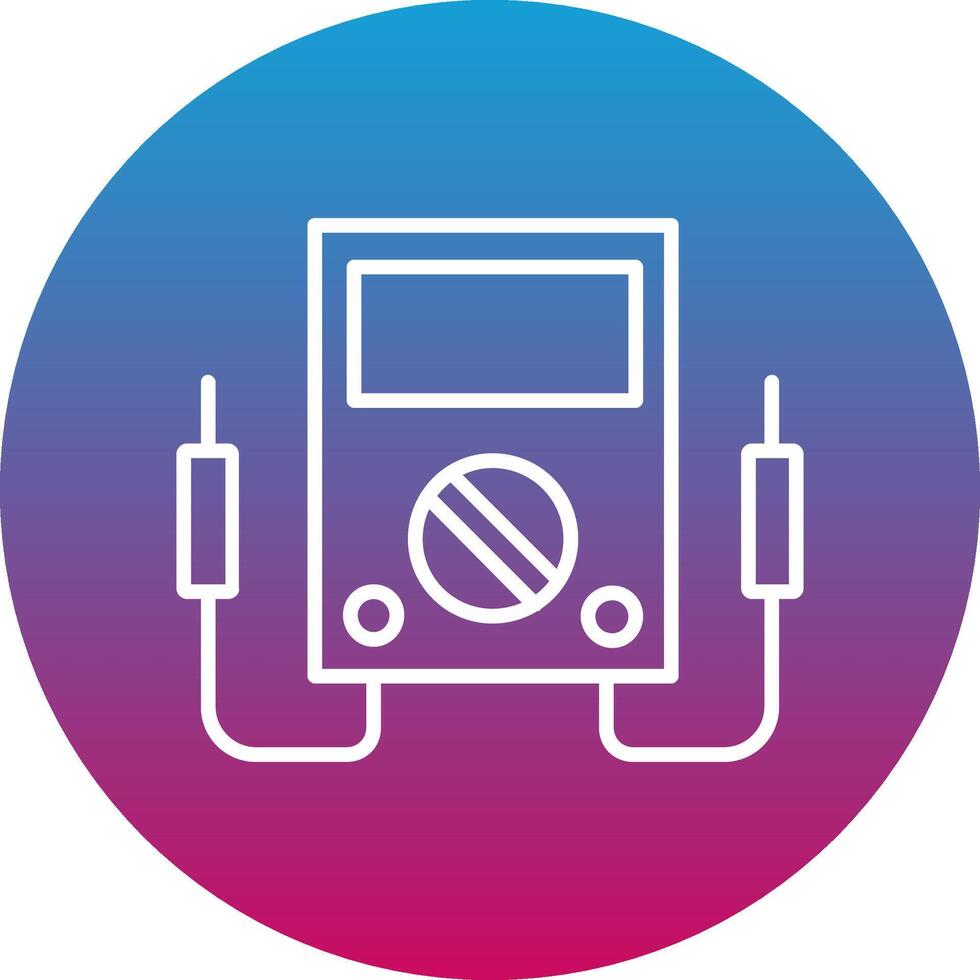 Voltmeter Icon Design Symbol vector