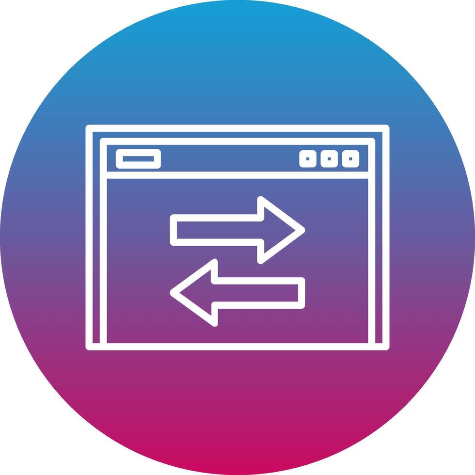 Transfer Data Icon Design Symbol vector