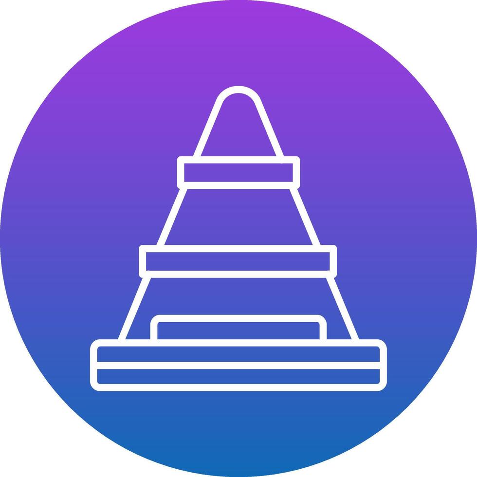 Traffic Cone Icon Design Symbol vector