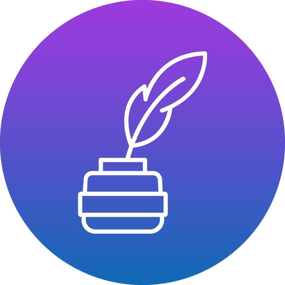 Quill Icon Design Symbol vector