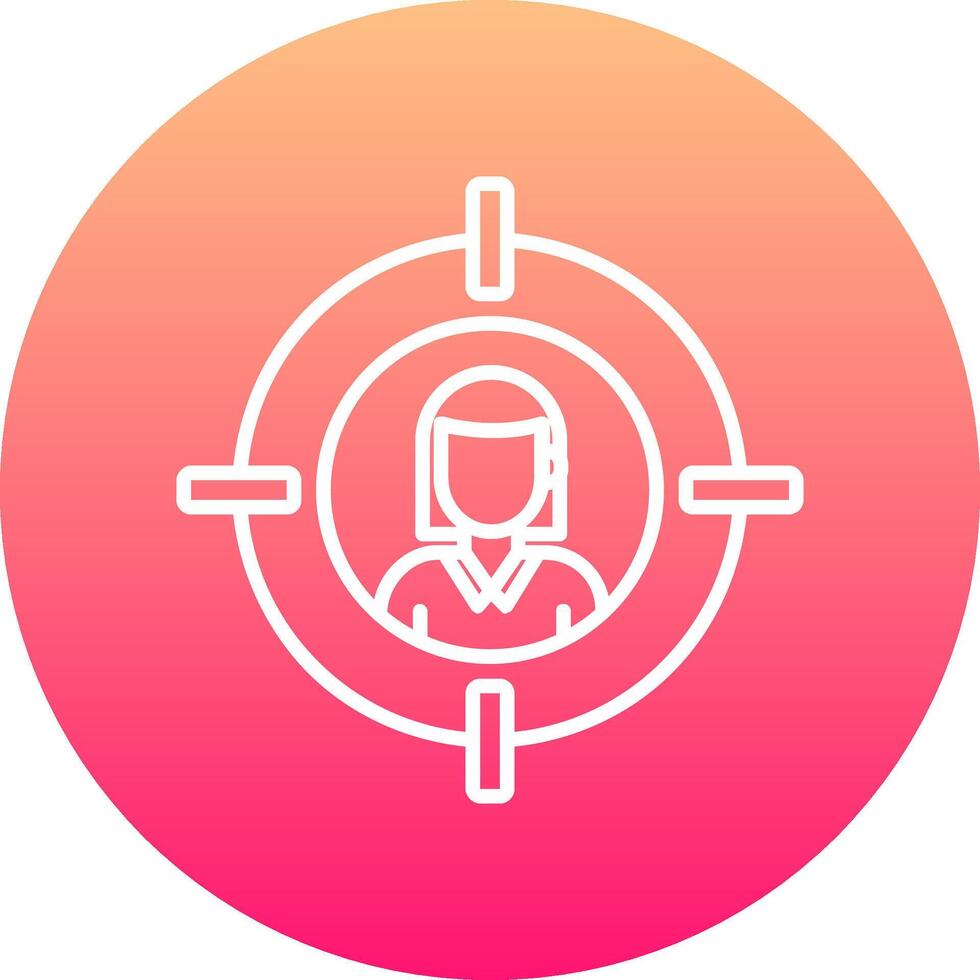 Target Icon Design Symbol vector