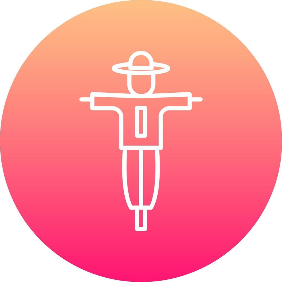 Scarecrow Icon Design Symbol vector