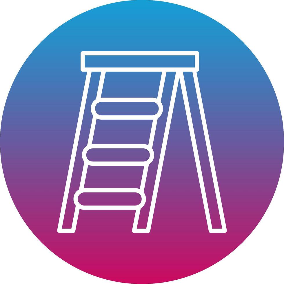 Step Ladder Icon Design Symbol vector