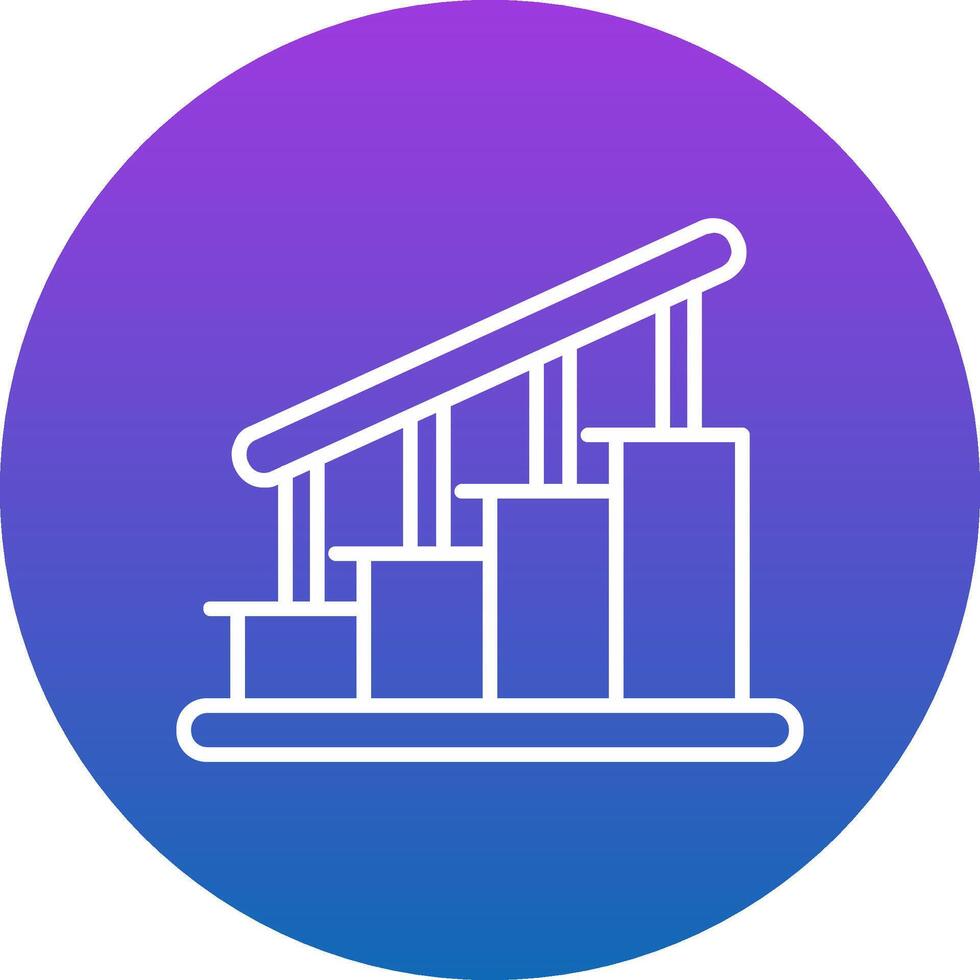 Stairs Icon Design Symbol vector