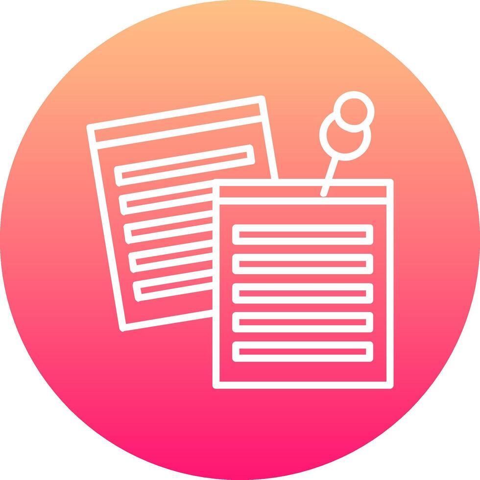Sticky Notes Icon Design Symbol vector
