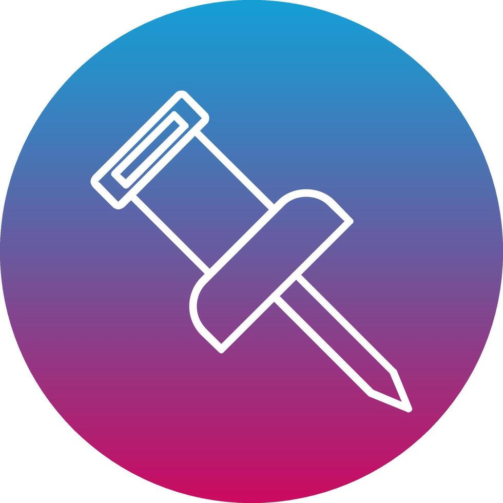 Push Pin Icon Design Symbol vector