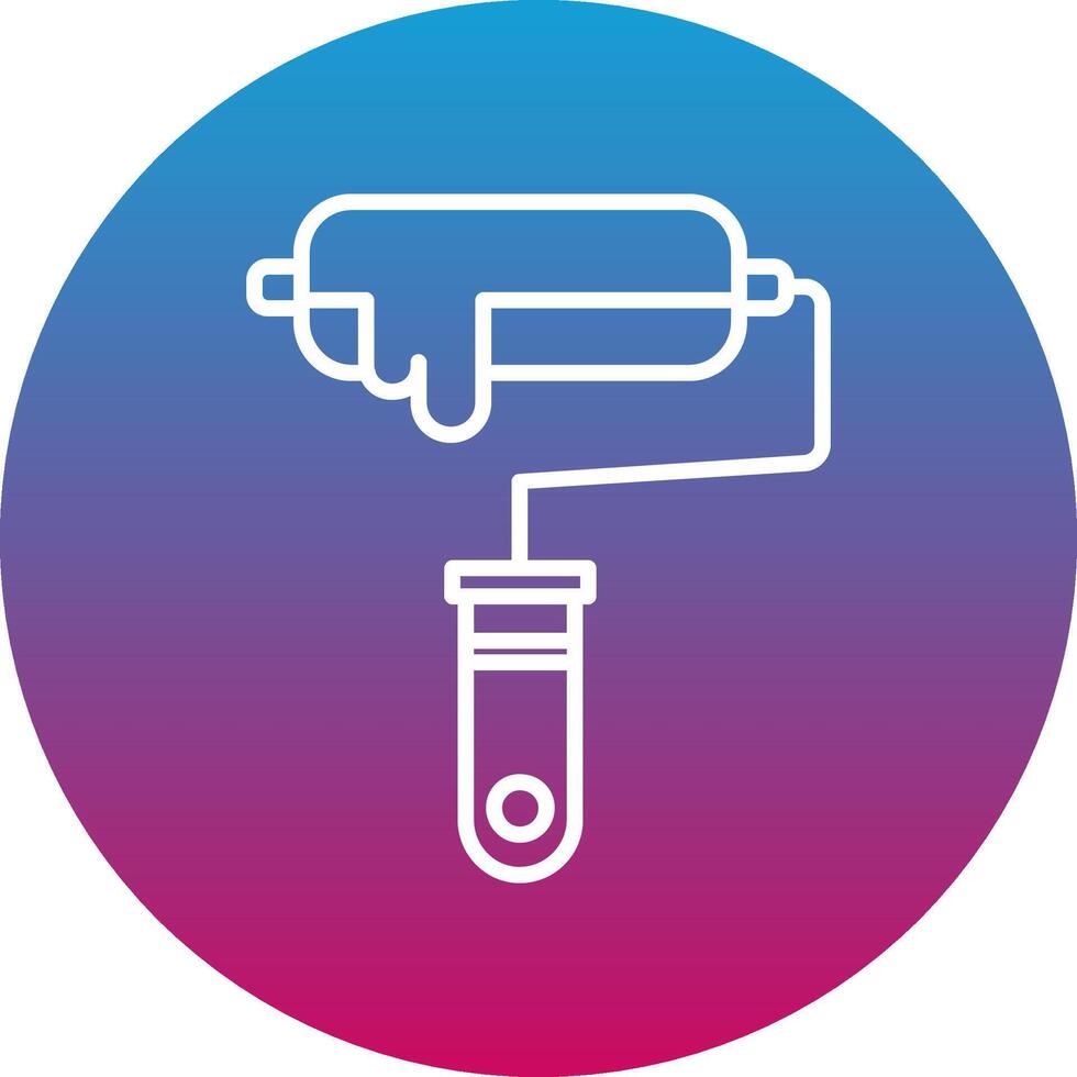 Paint Roller Icon Design Symbol vector