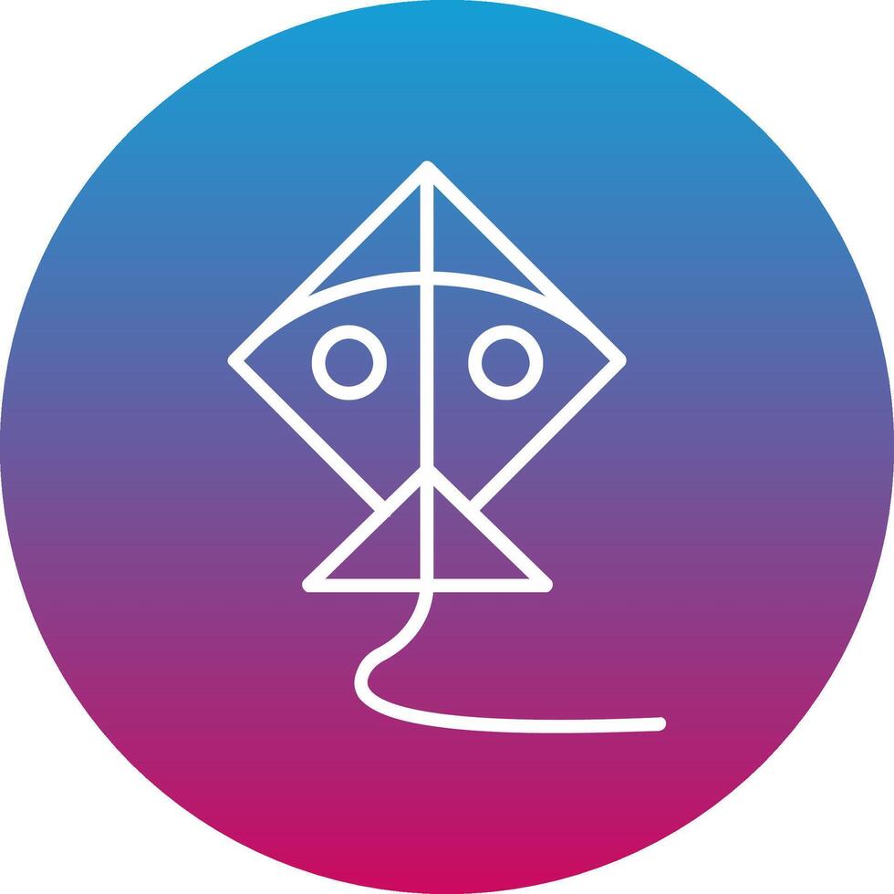 Kite Icon Design Symbol vector