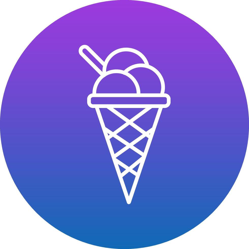 Ice Cream Icon Design Symbol vector