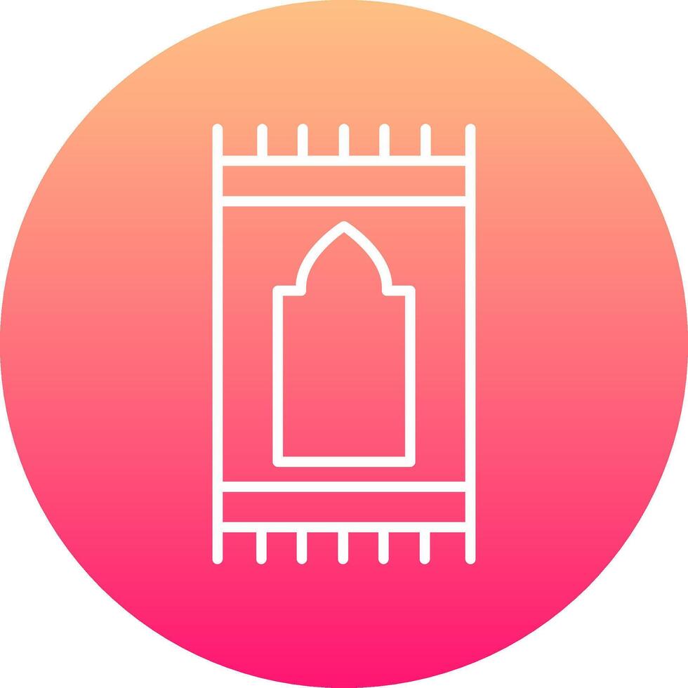 Sajadah Icon Design Symbol vector