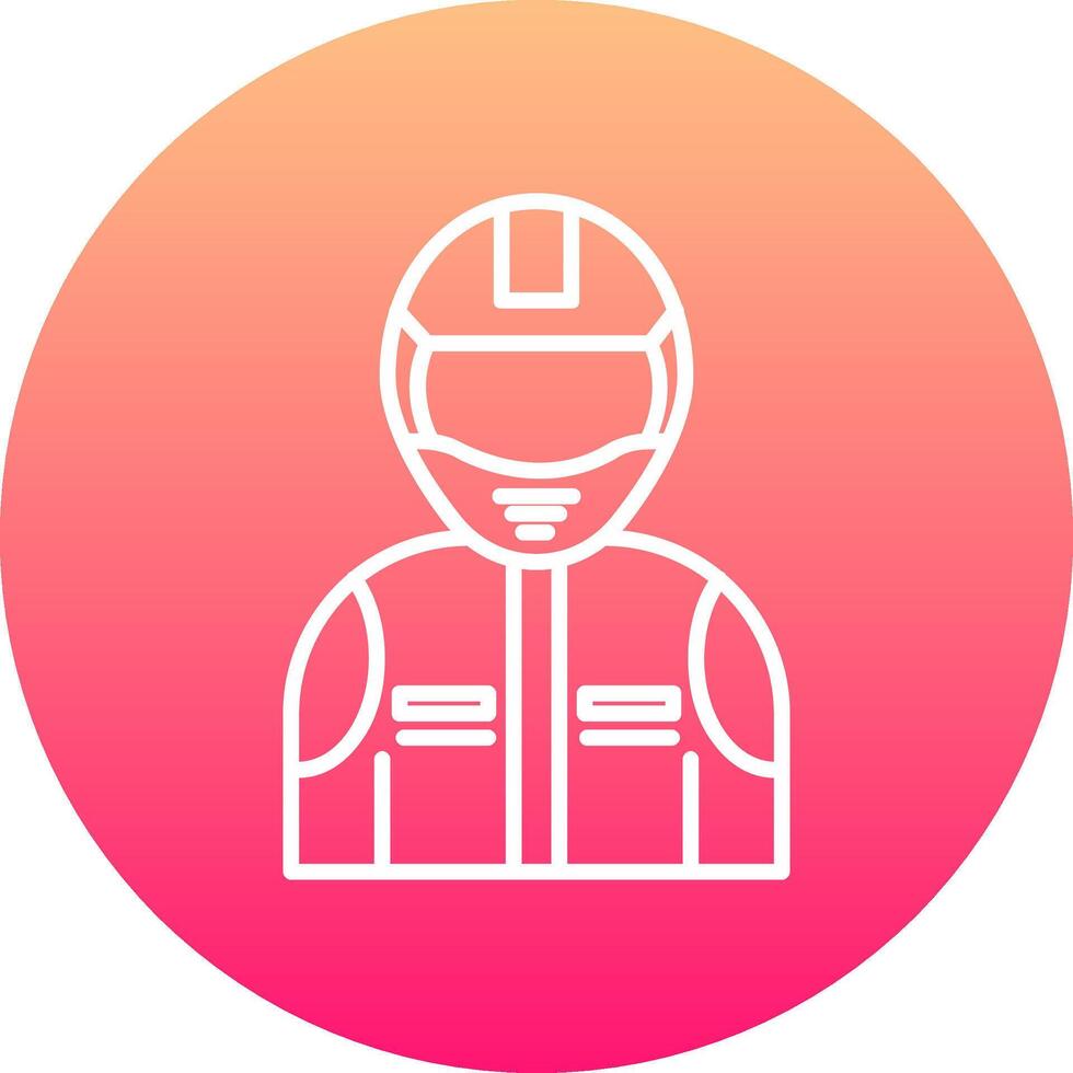 Racer Icon Design Symbol vector