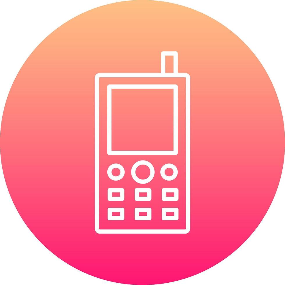 Mobile Phone Icon Design Symbol vector