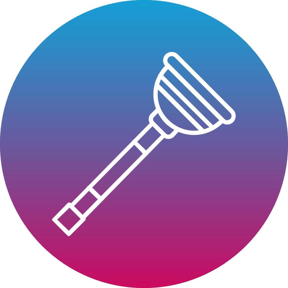 Plunger Icon Design Symbol vector