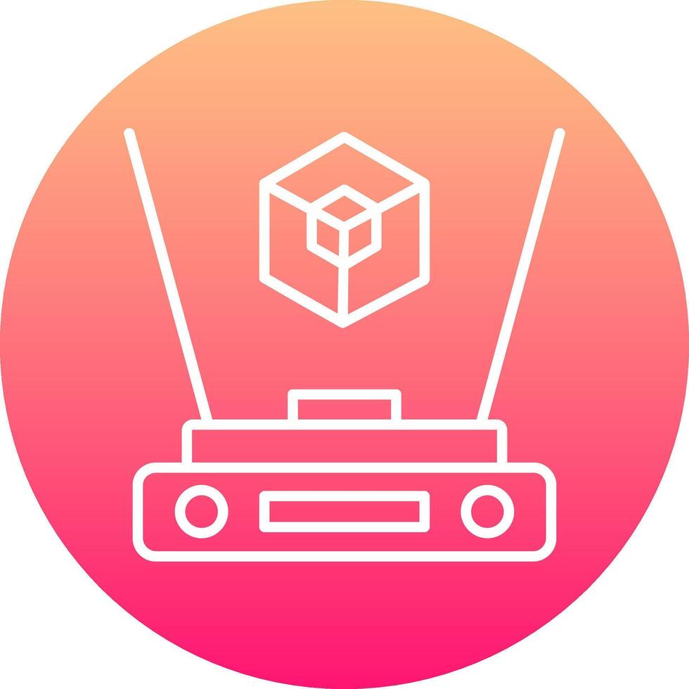 Hologram Icon Design Symbol vector