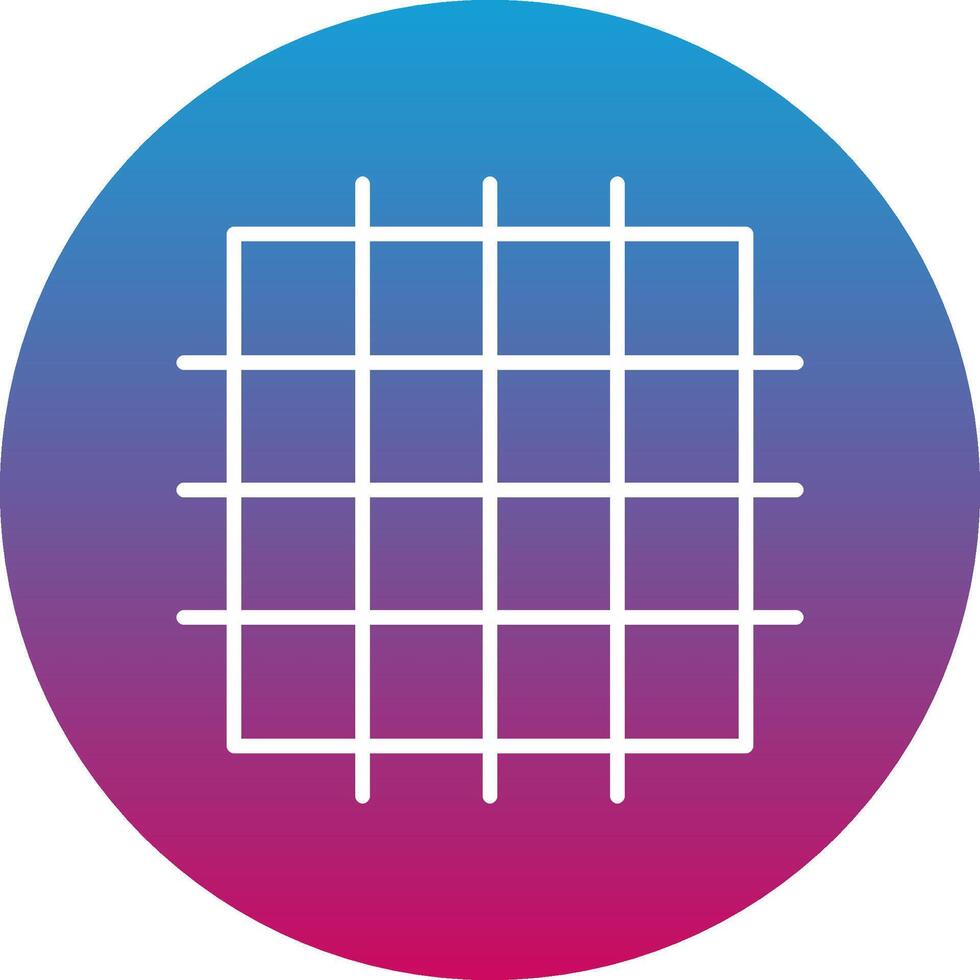 Grid Icon Design Symbol vector