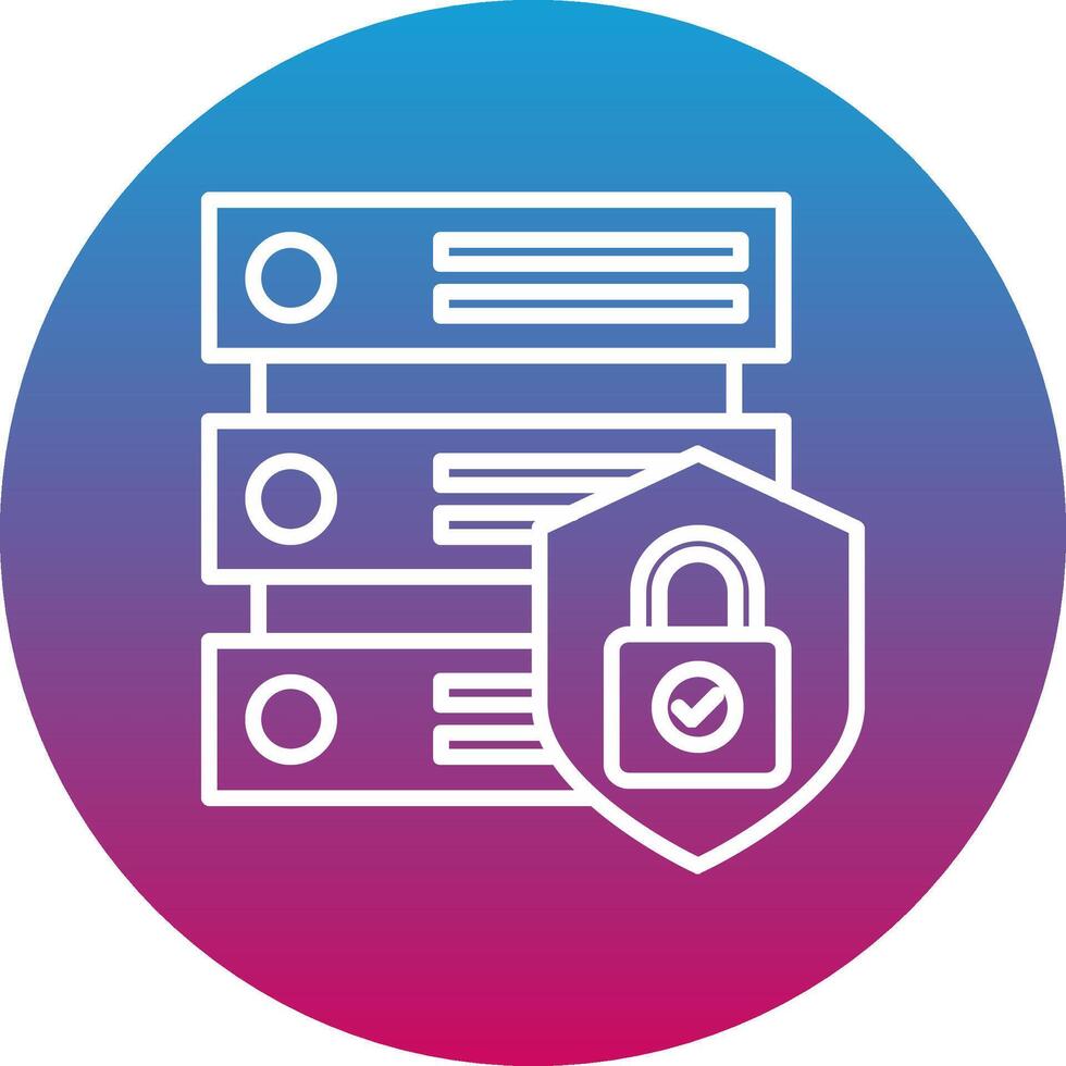 Database Icon Design Symbol vector
