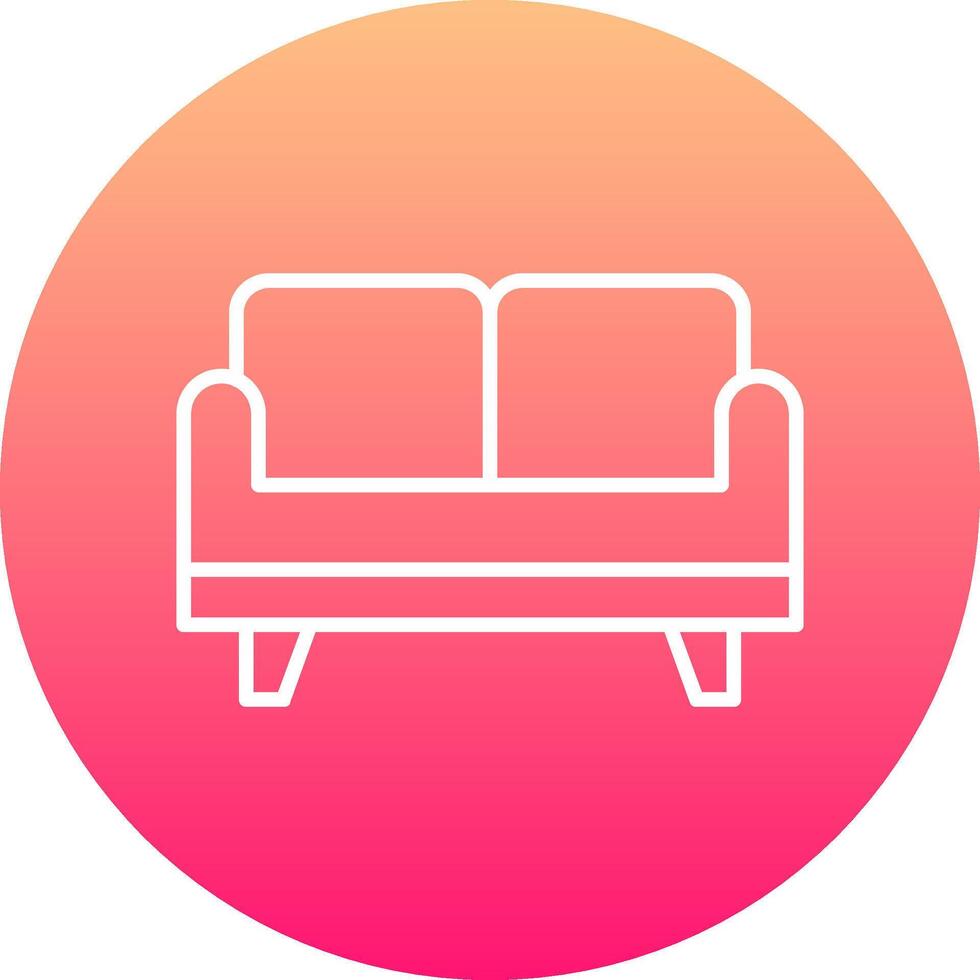 Sofa Bed Icon Design Symbol vector