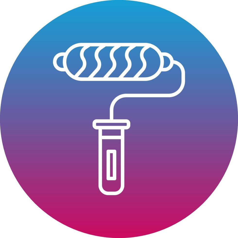 Paint Roller Icon Design Symbol vector