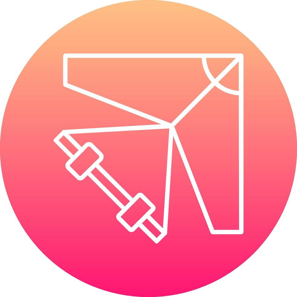 Glider Icon Design Symbol vector