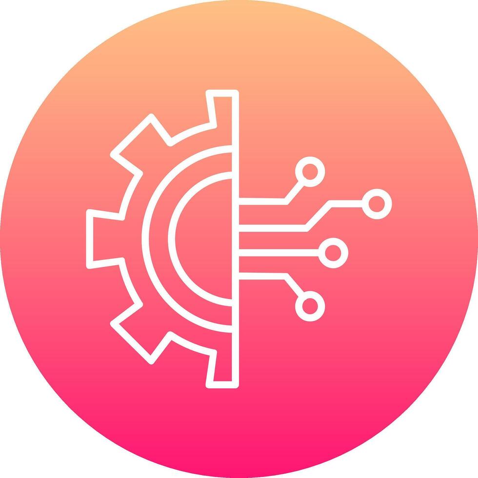 Digital Transformation Icon Design Symbol vector