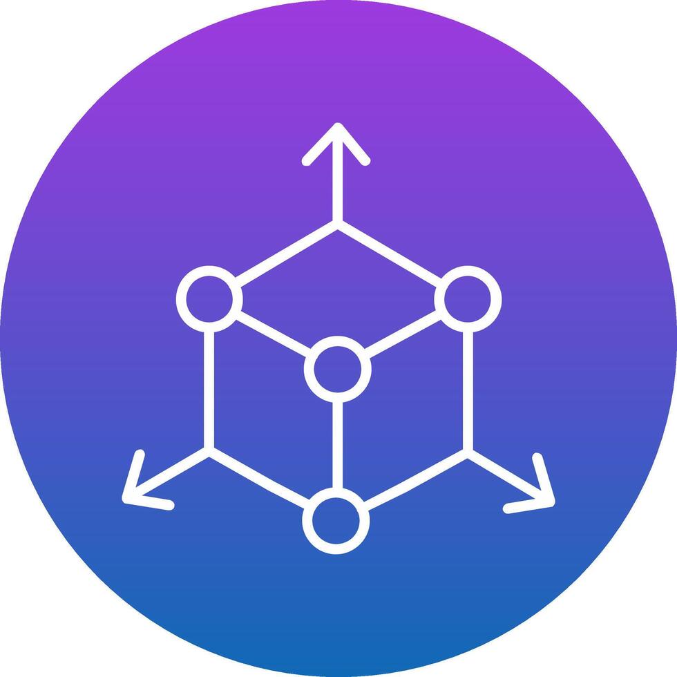 Dimensions Icon Design Symbol vector