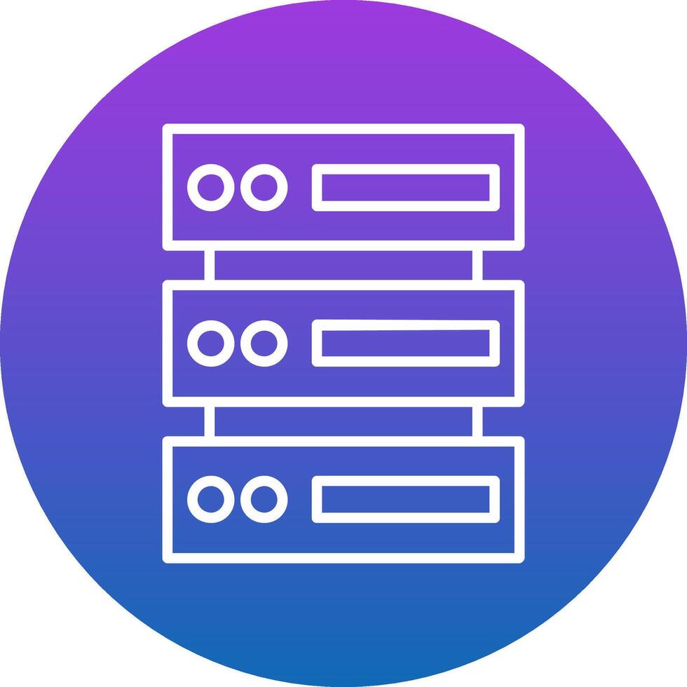 Database Icon Design Symbol vector