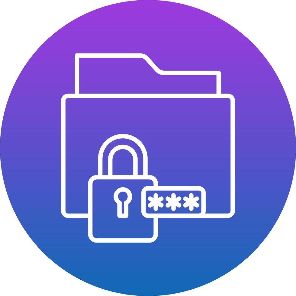 Data Encryption Icon Design Symbol vector