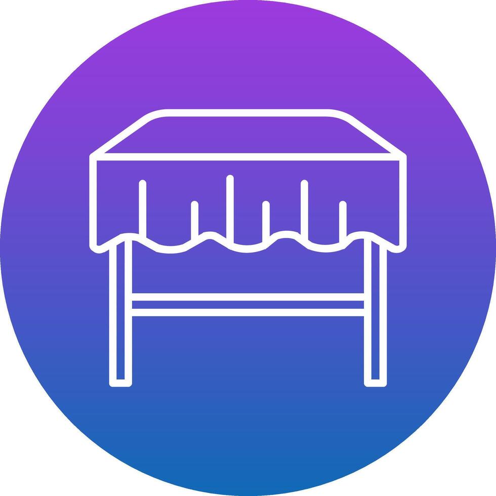 Dining Table Icon Design Symbol vector