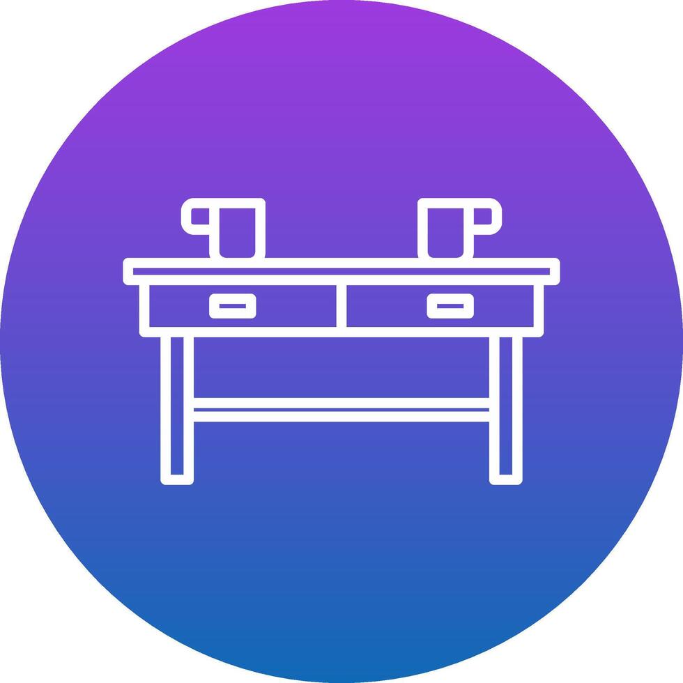 Coffee Table Icon Design Symbol vector