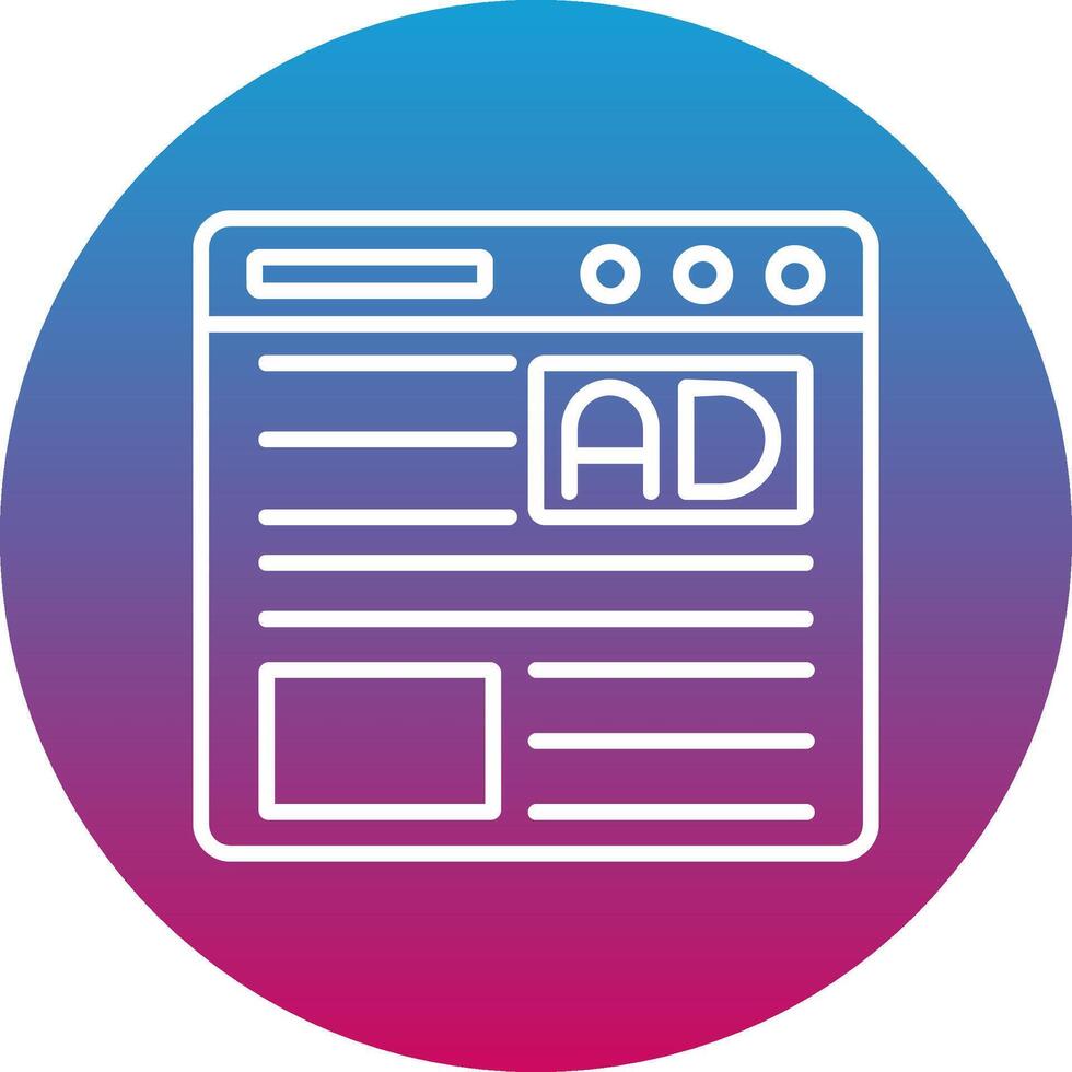 Advertisement Icon Design Symbol vector