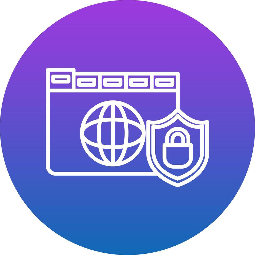 Browser Icon Design Symbol vector