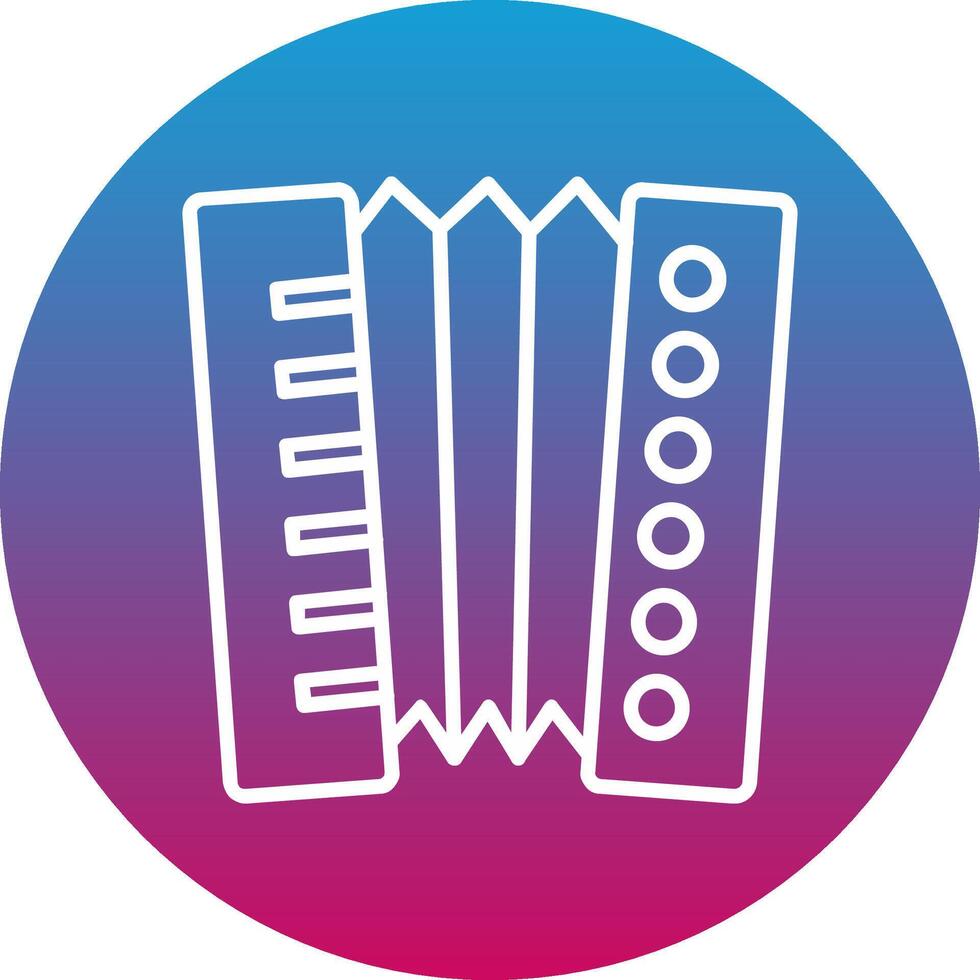 Accordion Icon Design Symbol vector