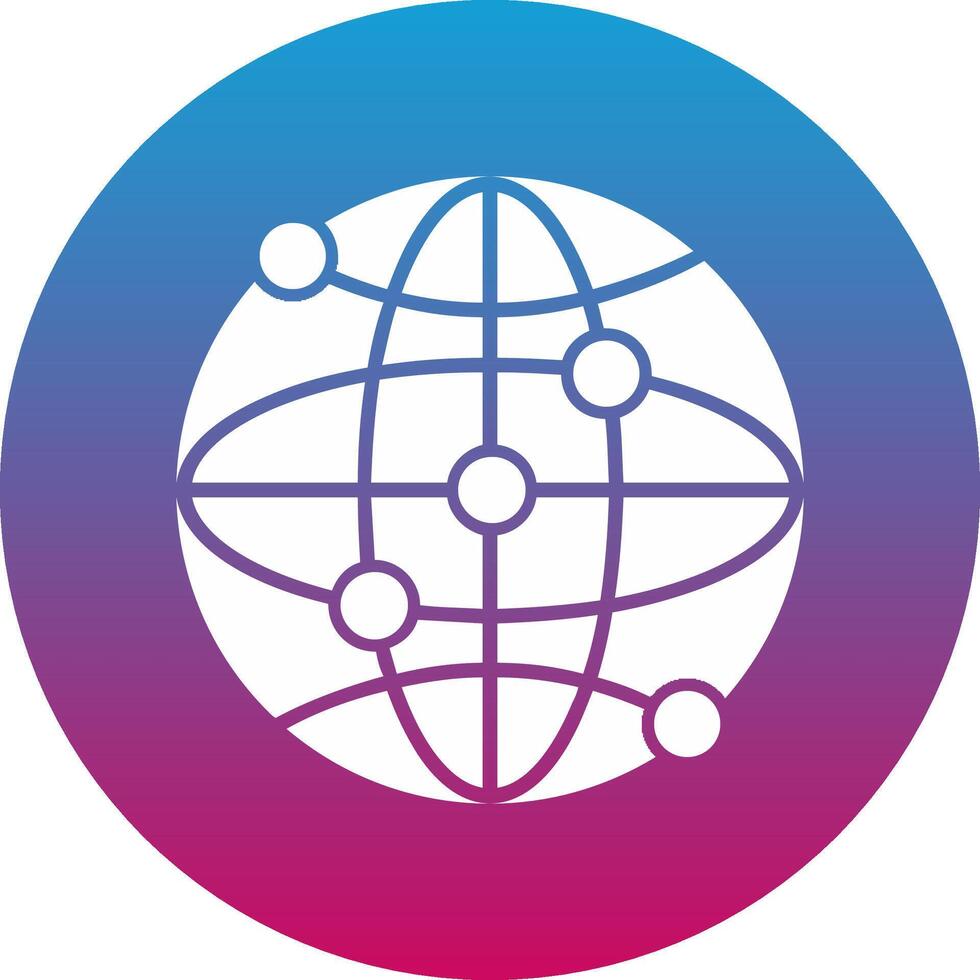 Worldwide Icon Design Symbol vector