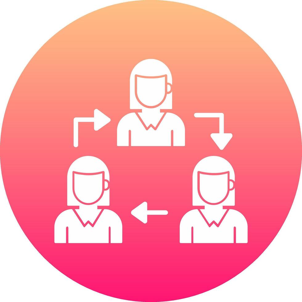 Team Work Icon Design Symbol vector