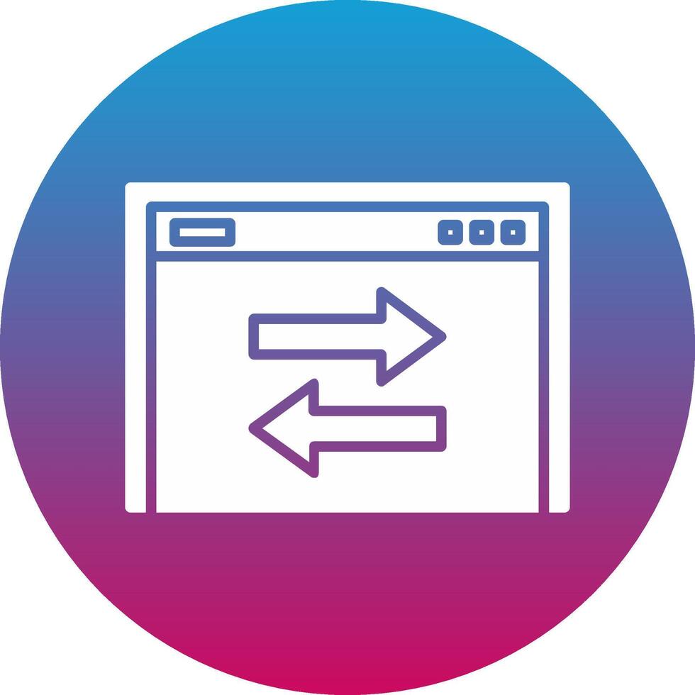 Transfer Data Icon Design Symbol vector