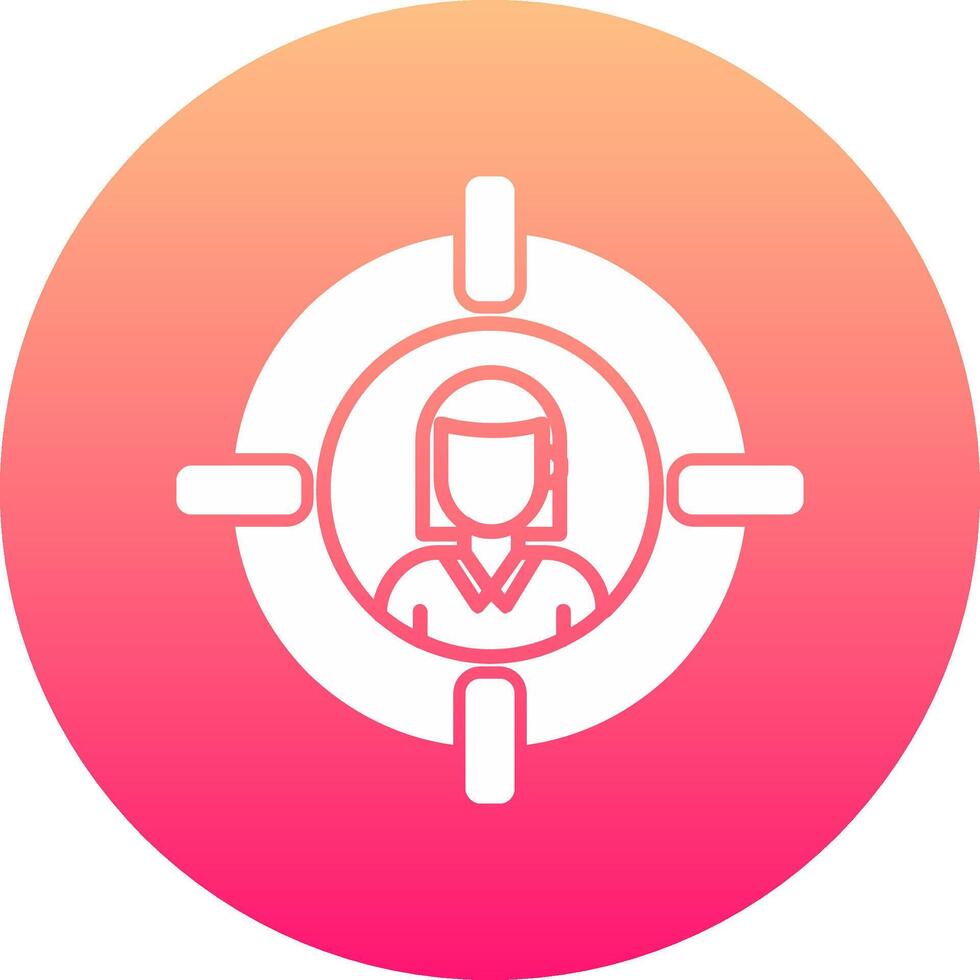 Target Icon Design Symbol vector