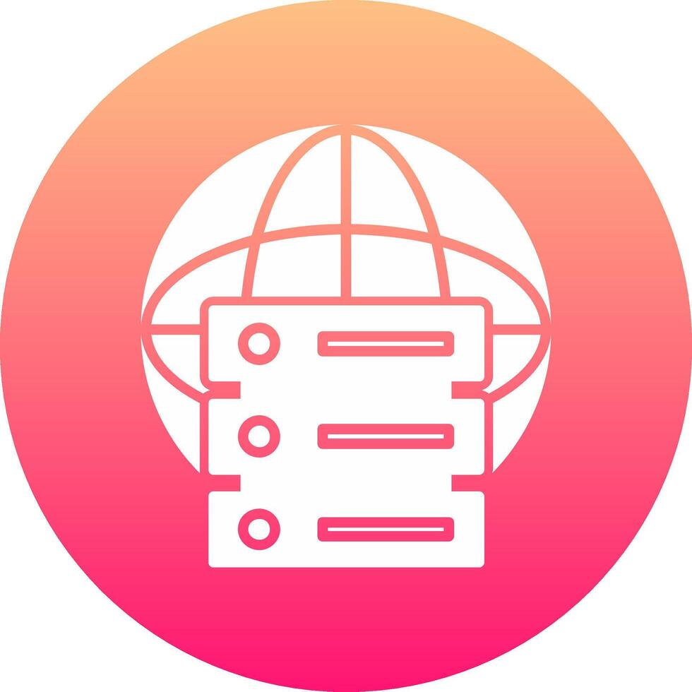 Server Icon Design Symbol vector