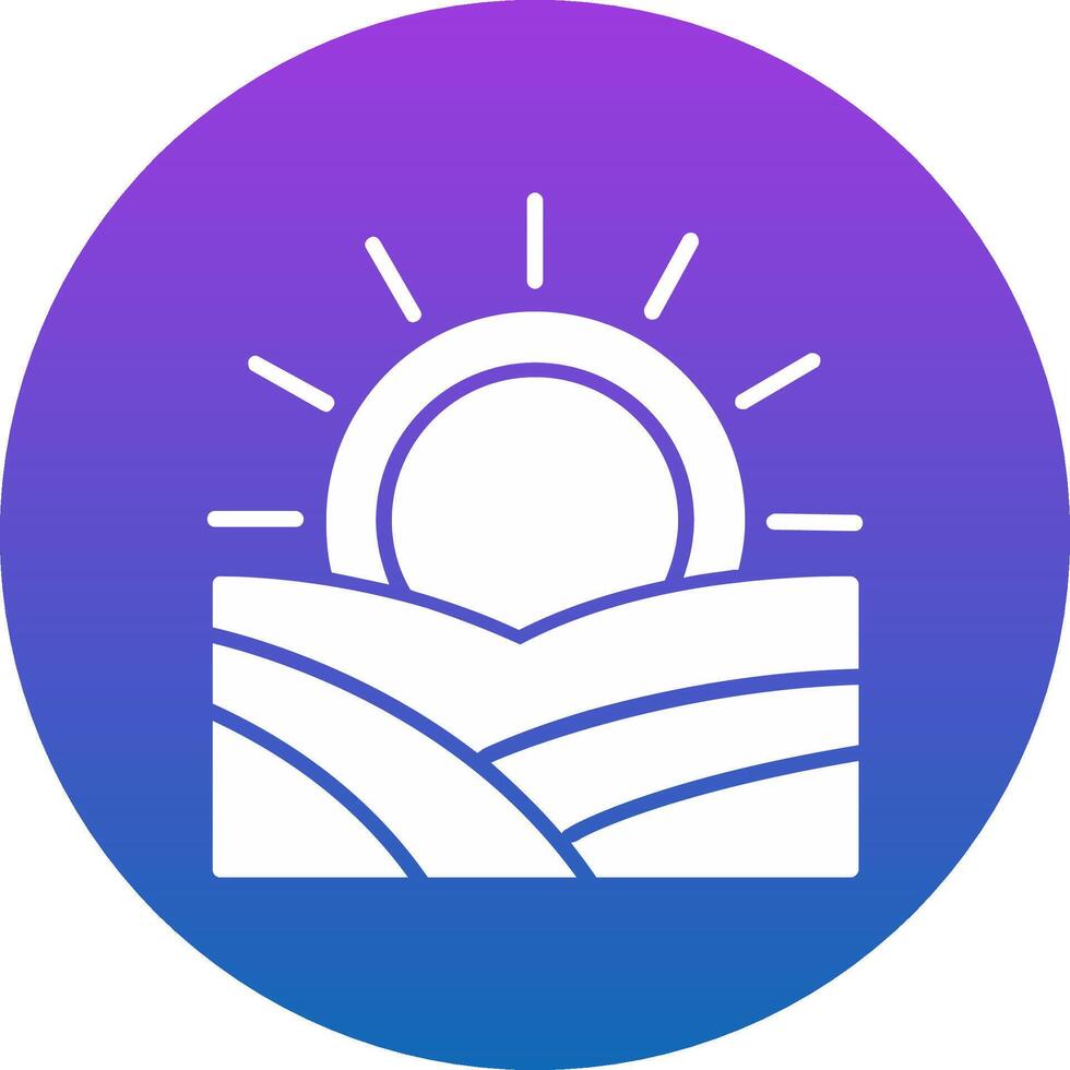Sunrise Icon Design Symbol vector