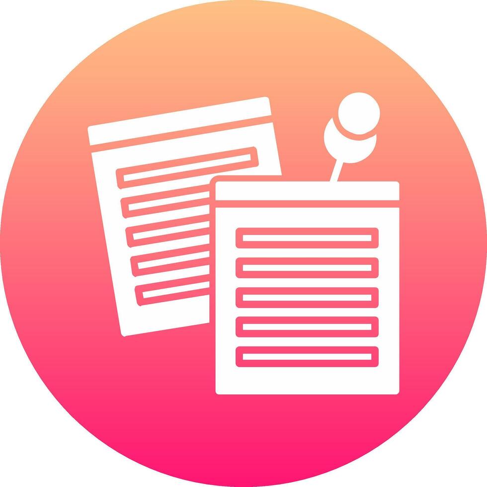 Sticky Notes Icon Design Symbol vector