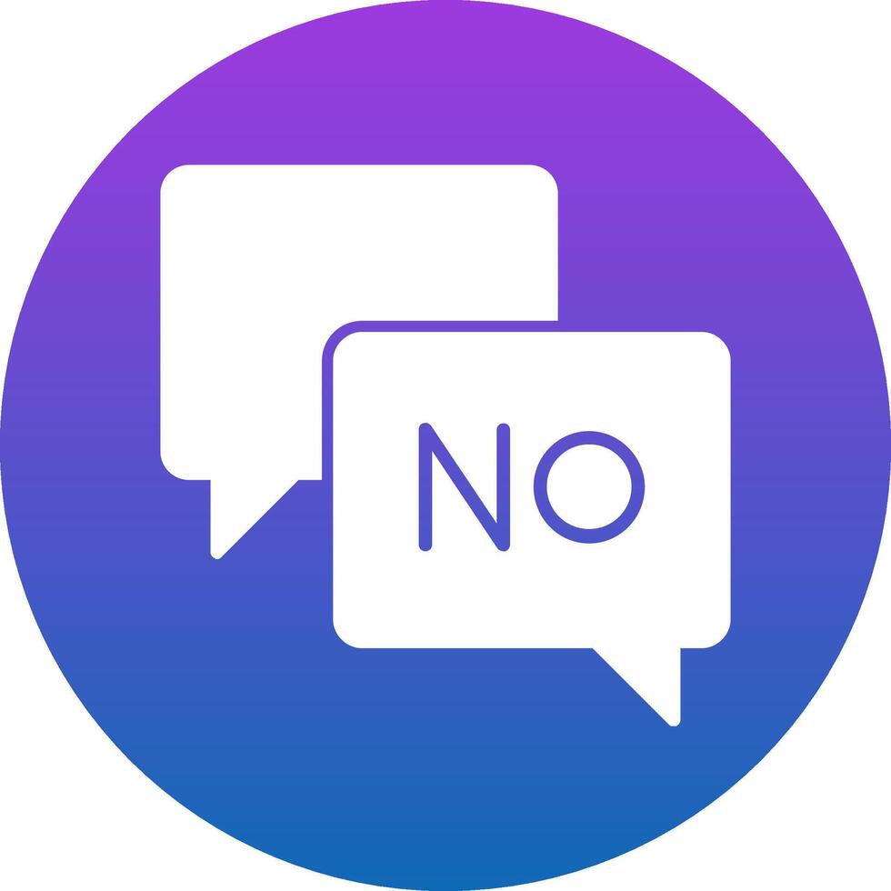 Say No Icon Design Symbol vector